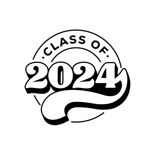 Patch logo with the title 'Class of 2024'