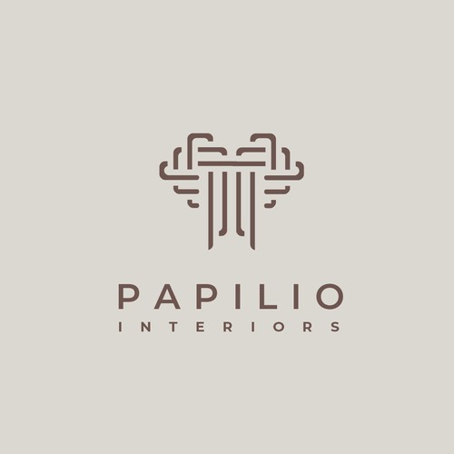 Decorative design with the title 'Creative monogram for Interior Design brand'