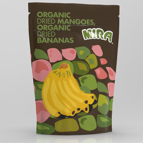 Fruit packaging with the title 'ORGANIC FRUIT PACKAGE '