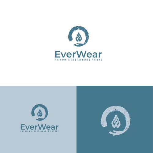 Sustainable logo with the title 'EverWear'