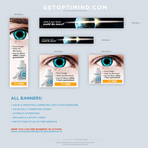 Pharmacy logo with the title 'Flash Banners'