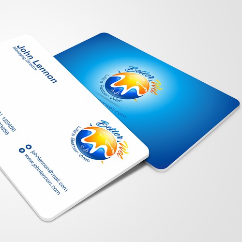 Leisure design with the title 'Create the next logo and business card for BetterWet'