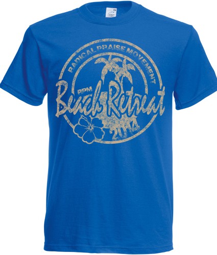 Retreat design with the title 'Beach Retreat T-Shirt'