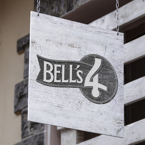 Gastropub logo with the title 'Logo for Bell's 4 Pub'