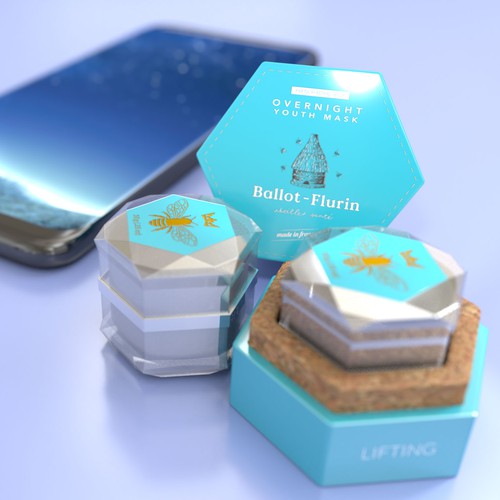 Concept packaging with the title 'Packaging of Ballot Flurin'