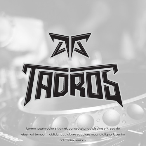 Celtic design with the title 'TADROS'