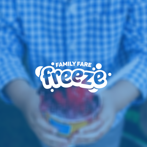 Frozen logo with the title 'family fare freeze'