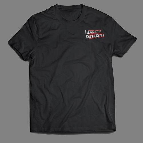 Neon t-shirt with the title 'Pizza Game T-Shirt'