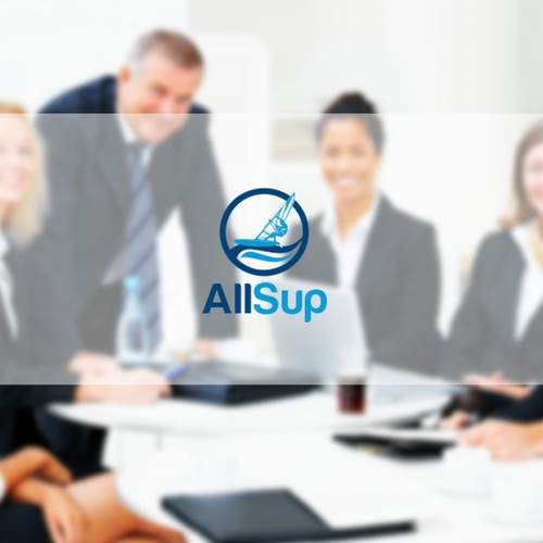 Entertainment brand with the title 'Classy logo for surfing sport'