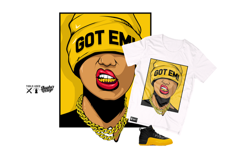 Hip hop design with the title 'Got EM!'