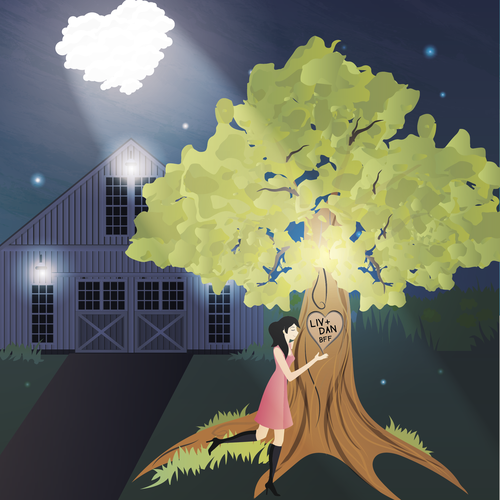 Illustration book cover with the title 'Book cover Beyond series -4.'