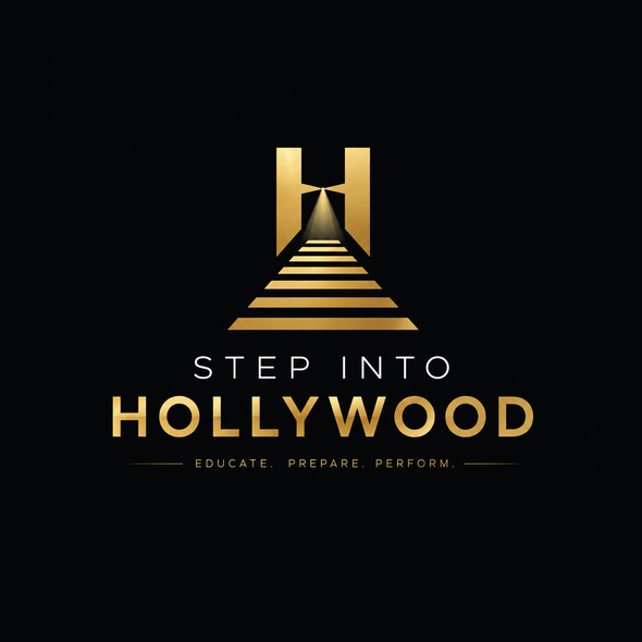 Step logo with the title 'Step into hollywood'