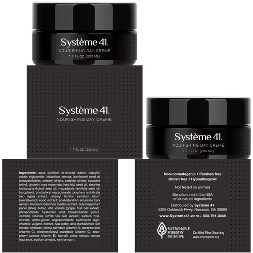 Packaging with the title 'Day Cream '