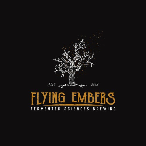 Beer logo with the title 'logo design for brewing company'