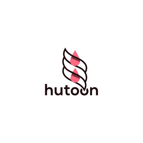 Rain logo with the title 'hutoon'