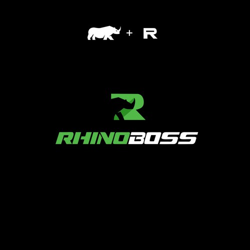 Boss design with the title 'RhinoBoss'