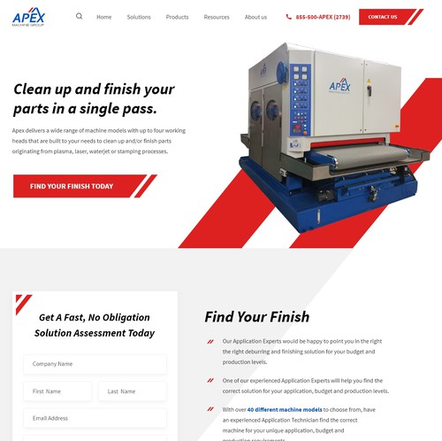 Perspective design with the title 'landing page design'