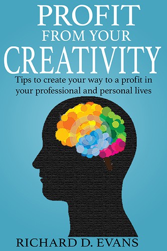 Graphic book cover with the title 'Book Cover for Profit from your Creativity '