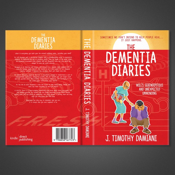 Vector design with the title 'Book Cover Illustration and Design'