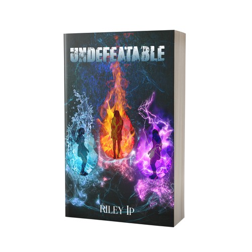 Fire book cover with the title 'book cover'