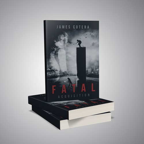 Financial book cover with the title 'Book cover design'