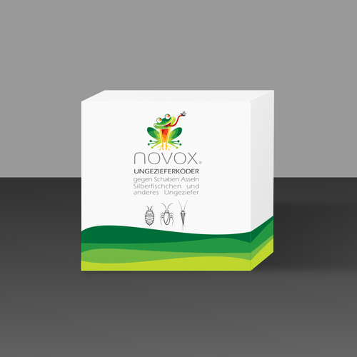 Insect design with the title 'Packaging for an insecticide product'