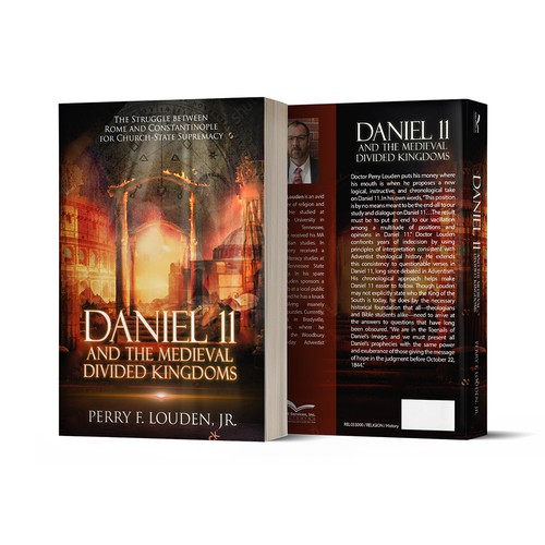 History book cover with the title 'Book Cover "Daniel 11"'