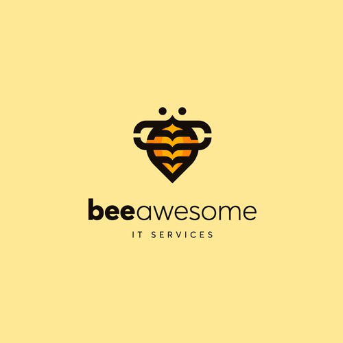 Bee design with the title 'BeeAwesome'