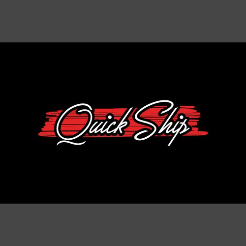 Smooth logo with the title 'Simple logo for quick ship'