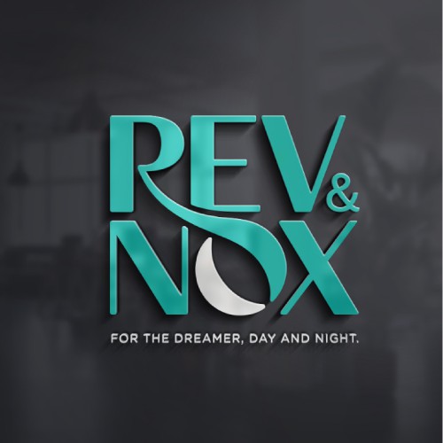 Creative-art logo with the title 'Rev & Nox Logo'