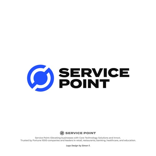 Point logo with the title 'Proposed Design for Service Point'