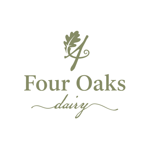 Four design with the title 'Oak farm logo'