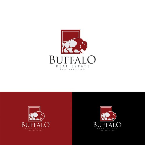 Red brand with the title 'Buffalo real estate '