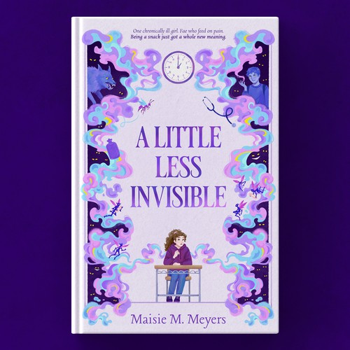 Book cover with the title 'YA Fantasy Book Cover'