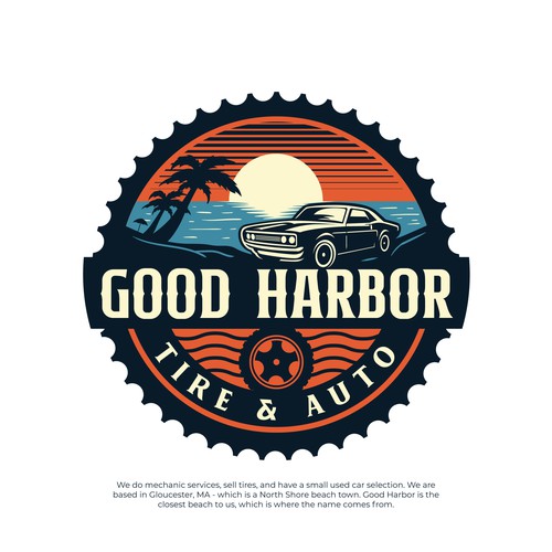 Mechanic logo with the title 'Good Harbor'