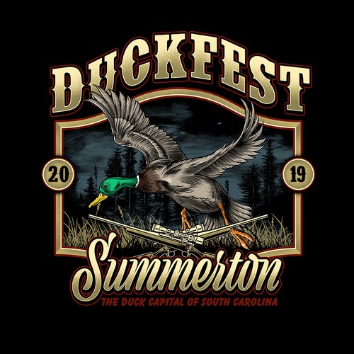 Festival t-shirt with the title 'DUCKFEST'