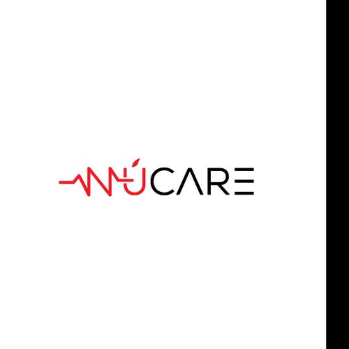 Nurse logo with the title 'NUCARE LOGO DESIGN'