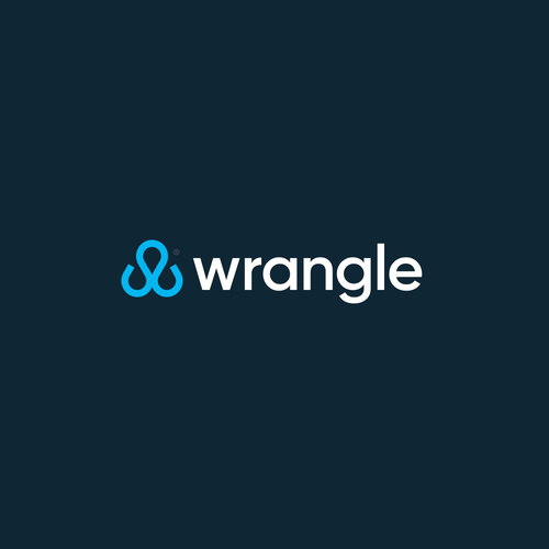 Signage logo with the title 'Wrangle'