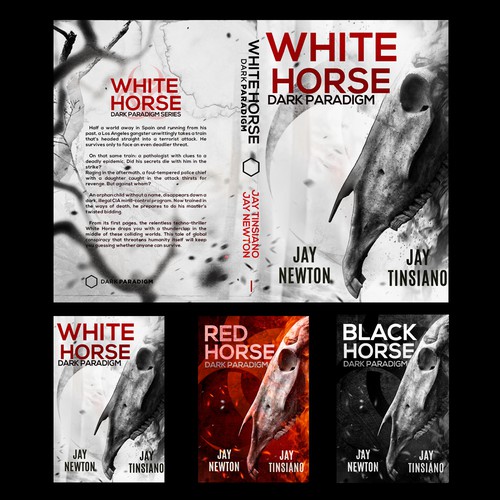 Horror book cover with the title '𝗣𝗿𝗲𝗺𝗮𝗱𝗲 𝗖𝗼𝘃𝗲𝗿𝘀  by Biserka Design'