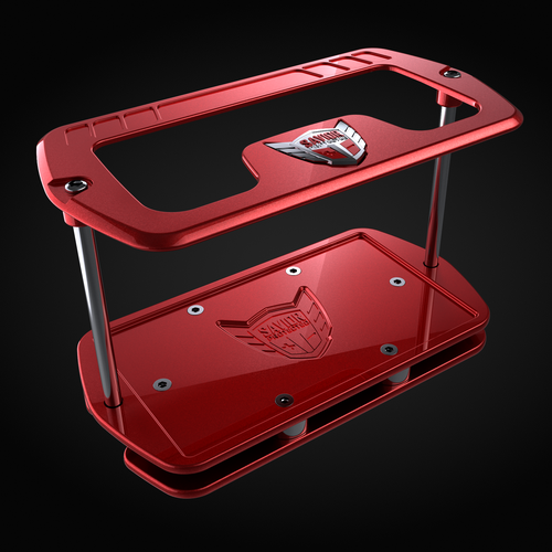 Metal design with the title 'Battery Case'