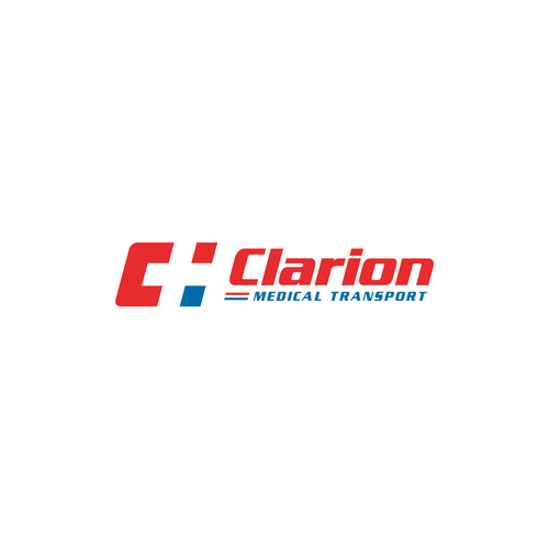 First aid logo with the title 'Logo for Clarion Medical Transport'