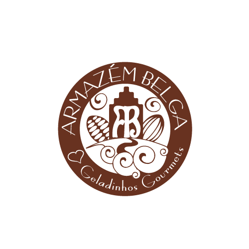 Decorative logo with the title 'Logo Design for Armazém Belga'