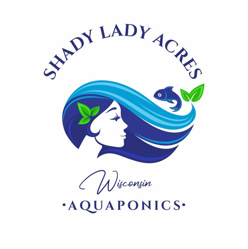 Female logo with the title 'Shady Lady Acres'