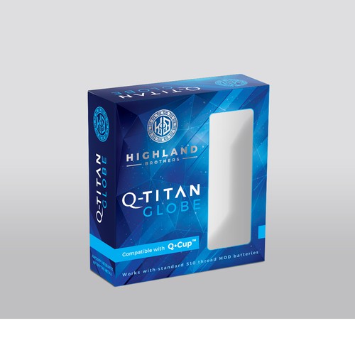 Pipe design with the title 'Q-Titan Box design'