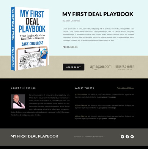 Real estate book cover with the title 'My First Deal Playbook'