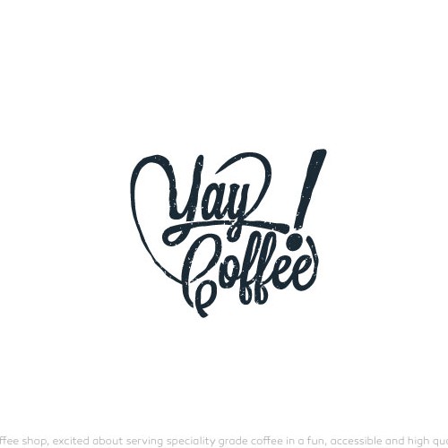 Coffee shop design with the title 'Coffee shop logo with love'