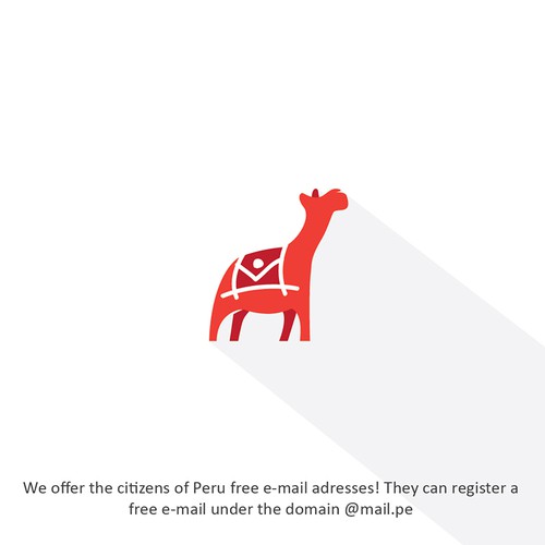 Camel logo with the title 'Mail.pe'