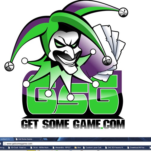 Joker design with the title 'Bad Joker'