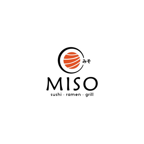 Japanese logo with the title 'Logo Miso'