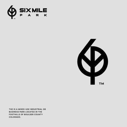 Six design with the title 'Six Mile Park'